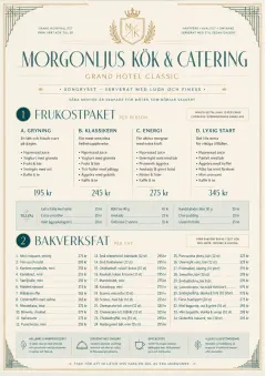Grand Hotel Classic menu template preview