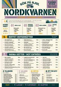 Food Truck Bold menu template preview