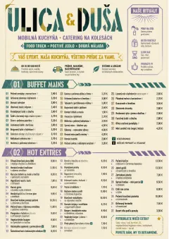 Food Truck Bold menu template preview