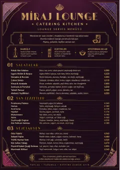 Lounge Velvet menu template preview