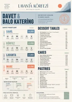 Banquet Catering menu template preview