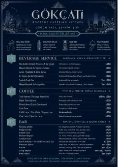 Rooftop Skyline menu template preview