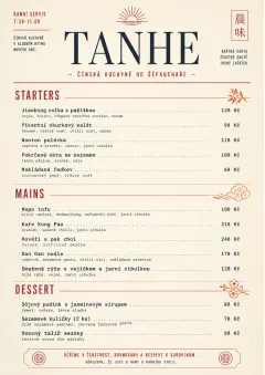 Chef Carte Brève menu template preview