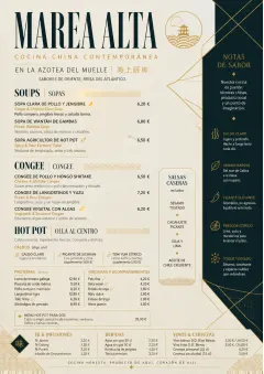 Modern Fusion menu template preview