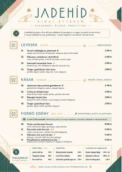 Modern Fusion menu template preview