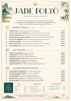 Fine Regional menu template preview
