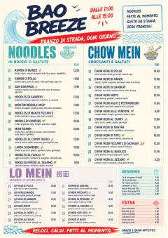 Street Stall Energy menu template preview
