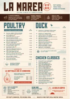 Family Style Feast menu template preview