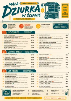 Street Stall Energy menu template preview