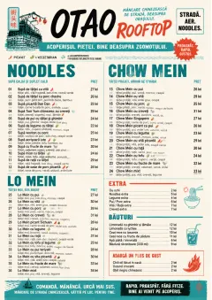 Street Stall Energy menu template preview