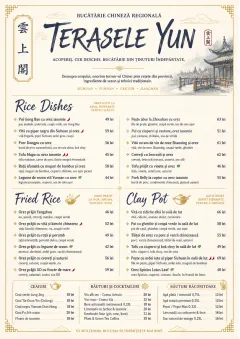 Fine Regional menu template preview