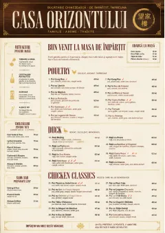Family Style Feast menu template preview