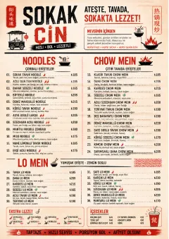 Street Stall Energy menu template preview
