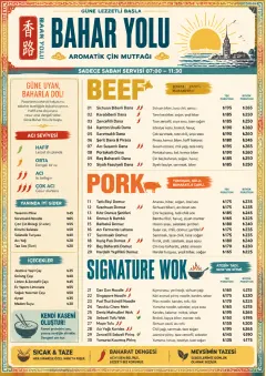 Spice Market Bold menu template preview