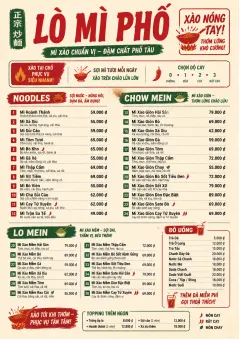Street Stall Energy menu template preview