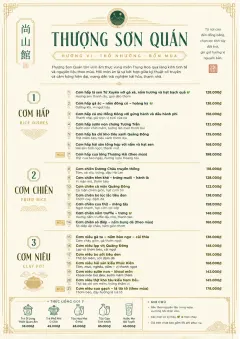 Fine Regional menu template preview