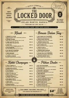 Prohibition Era menu template preview