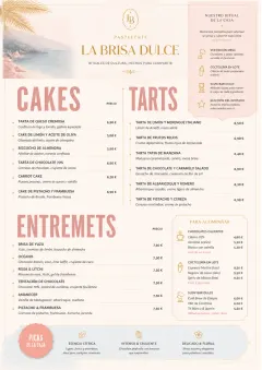 Patisserie Elegant menu template preview