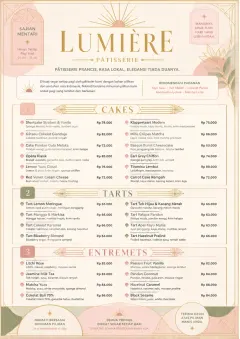 Patisserie Elegant menu template preview