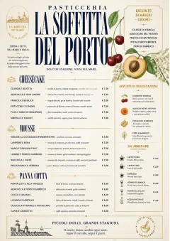 Seasonal Pastry menu template preview