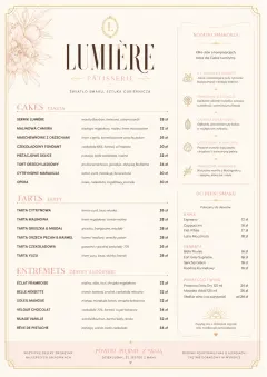 Patisserie Elegant menu template preview