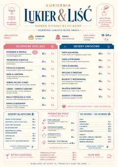 Cafe Dessert Case menu template preview
