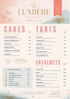 Patisserie Elegant menu template preview
