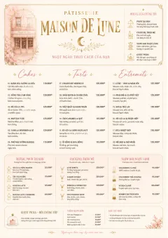 Patisserie Elegant menu template preview