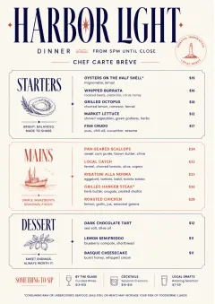 Chef Carte Brève menu template preview