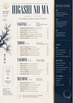 Kaiseki Evening menu template preview