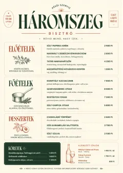 Chef Carte Brève menu template preview