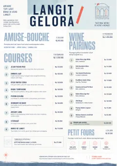 Modern Tasting Menu menu template preview