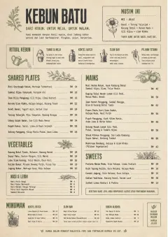 Farm-to-Table Supper menu template preview