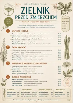 Farm-to-Table Supper menu template preview