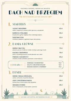 Chef Carte Brève menu template preview