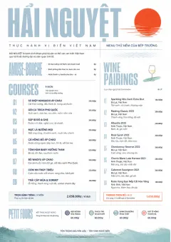 Modern Tasting Menu menu template preview