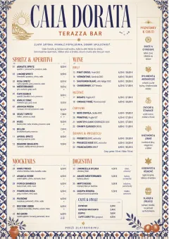 Mediterranean Terrace menu template preview