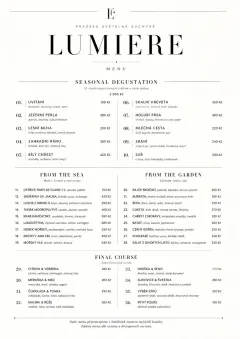 Michelin Elegant menu template preview