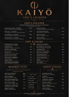 High-End Dark Mode menu template preview