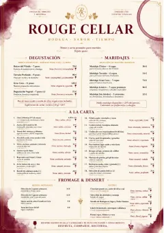 Burgundy Wine menu template preview