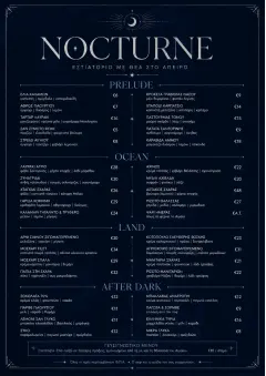Midnight Velvet menu template preview