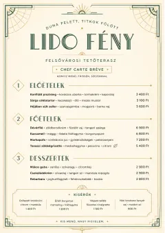 Chef Carte Brève menu template preview