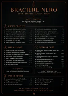 High-End Dark Mode menu template preview