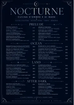 Midnight Velvet menu template preview