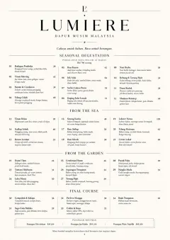 Michelin Elegant menu template preview
