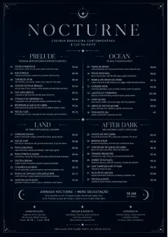 Midnight Velvet menu template preview