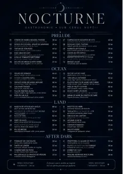 Midnight Velvet menu template preview