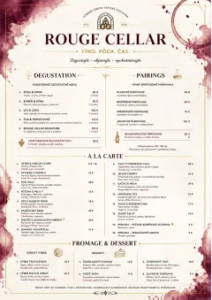 Burgundy Wine menu template preview