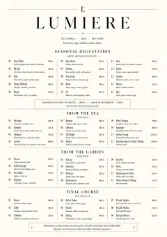 Michelin Elegant menu template preview