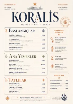 Chef Carte Brève menu template preview